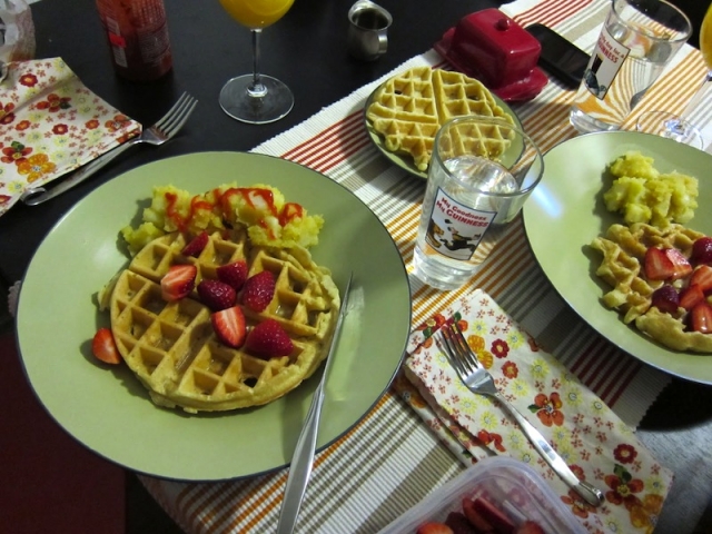 Vegan Waffle Obsession | Red-Handled Scissors