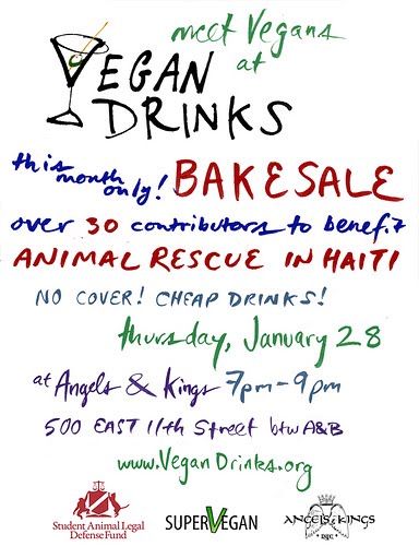 Vegan Bake Sales for Haiti | Red-Handled Scissors