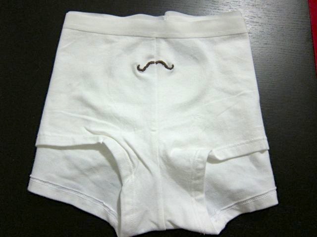 Mustache Underpants | Red-Handled Scissors