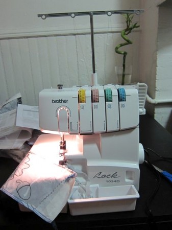 New Brother 1034D Serger! | Red-Handled Scissors