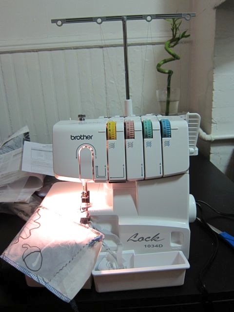 New Brother 1034D Serger! | Red-Handled Scissors