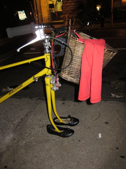 Sunday Snapshot: Bike Shoes? | Red-Handled Scissors