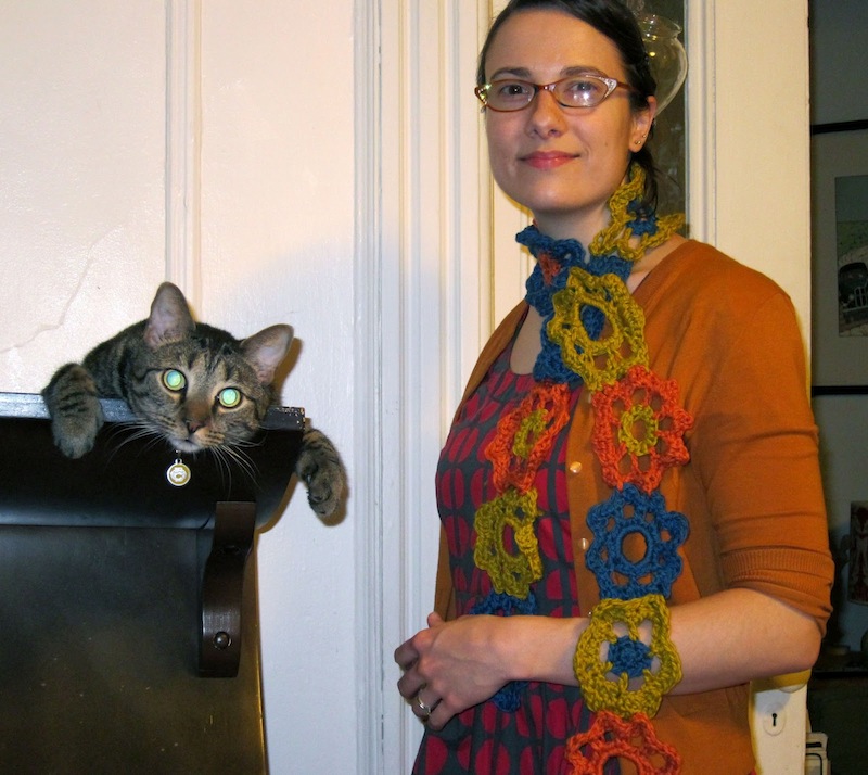 Finished Project: Garden Scarf | Red-Handled Scissors