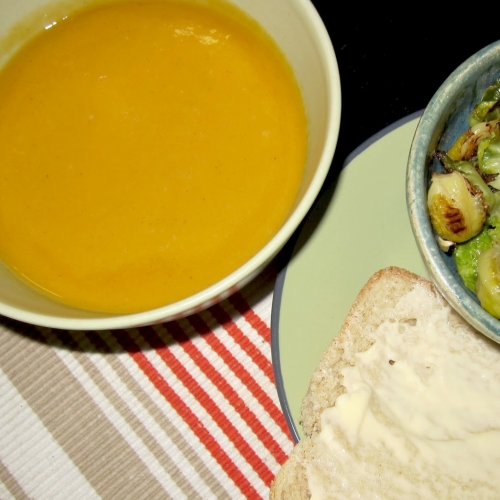 Recipe: Sweet Potato Leek Soup | Red-Handled Scissors