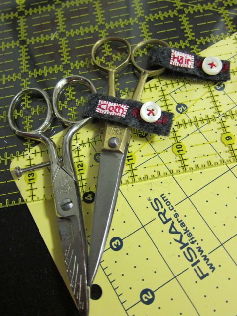 Tutorial: Scissor Saving Tags | Red-Handled Scissors