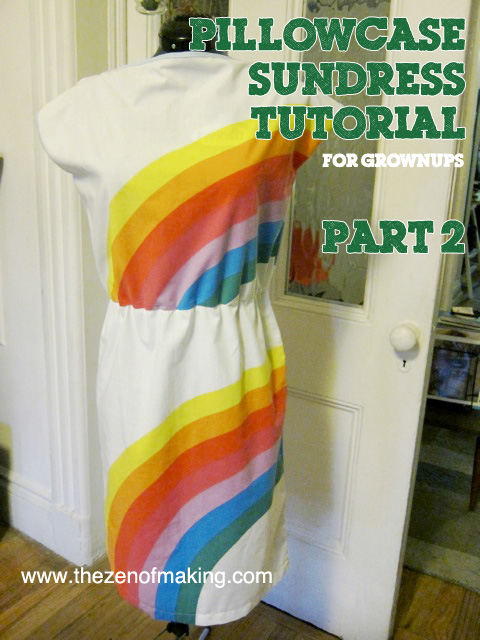 Tutorial: Pillowcase Sundress: Part 2 | Red-Handled Scissors