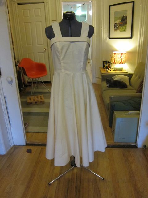 My Emmy Dress Muslin is Done! | Red-Handled Scissors