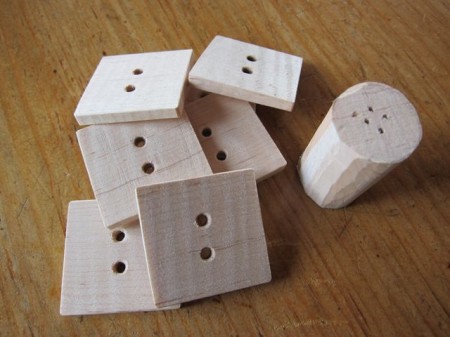 wooden buttons