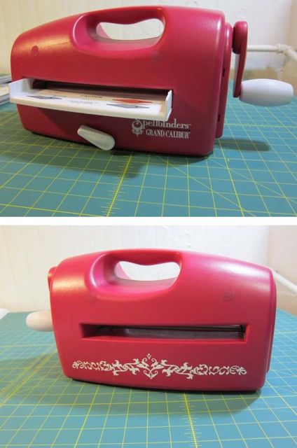 Review: Cutting Fabric with Spellbinders Grand Calibur for Craft Test Dummies | Red-Handled Scissors