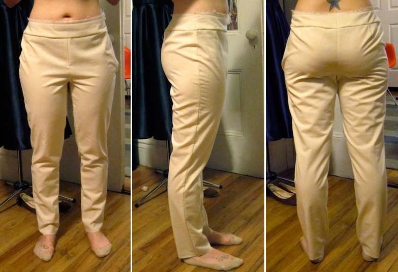 Colette Patterns Clover Trouser Sewalong: The Muslin | Red-Handled Scissors