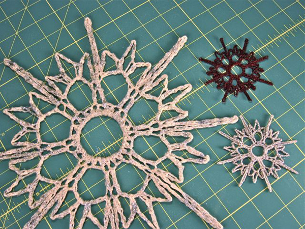 Sunday Snapshot: Giant Crocheted Snowflake | Red-Handled Scissors
