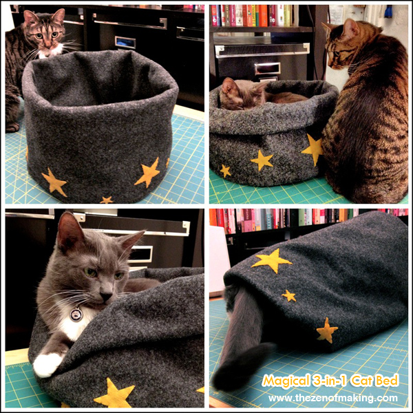 Tutorial: Magical 3-in-1 Cat Bed | Red-Handled Scissors