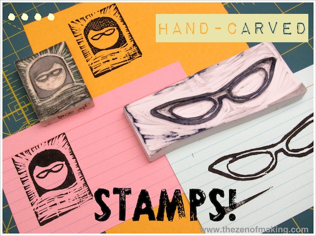 Friends with Stamps | Red-Handled Scissors