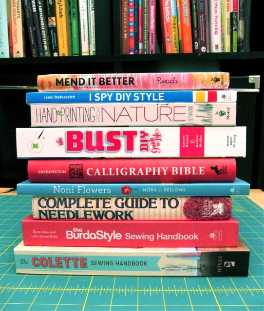 The Craft Book Stacks | Red-Handled Scissors