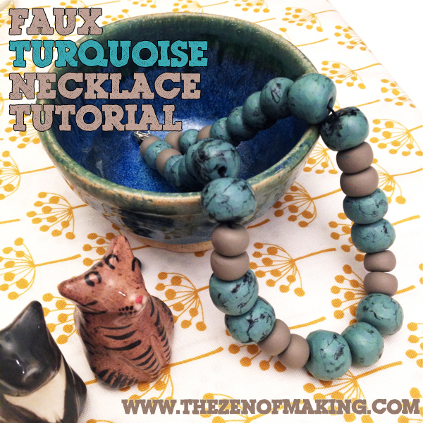 DIY Simple Polymer Clay Bead Necklace | What. No Mints?