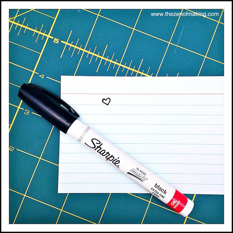 Craft Tool: Sharpie Extra Fine Point Paint Markers | Red-Handled Scissors