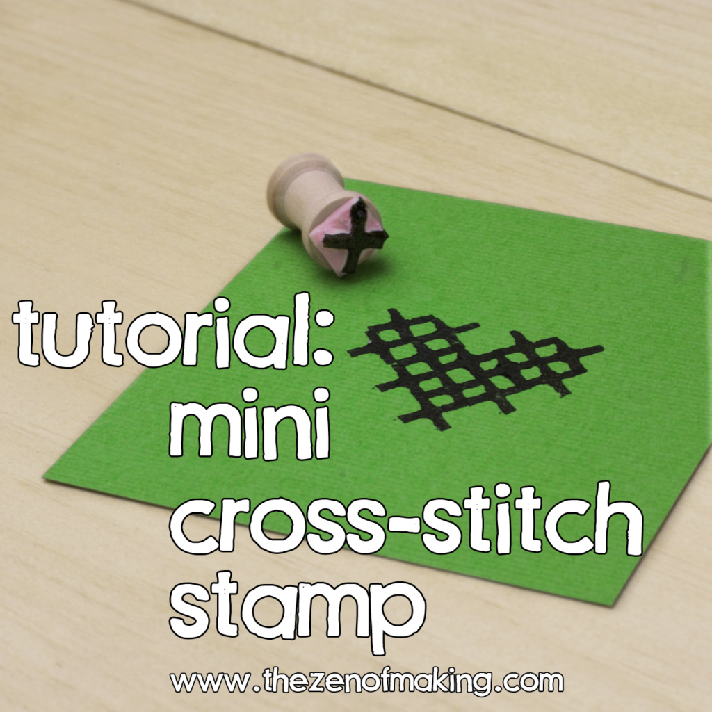 Tutorial: Mini Cross-Stitch Stamp | Red-Handled Scissors