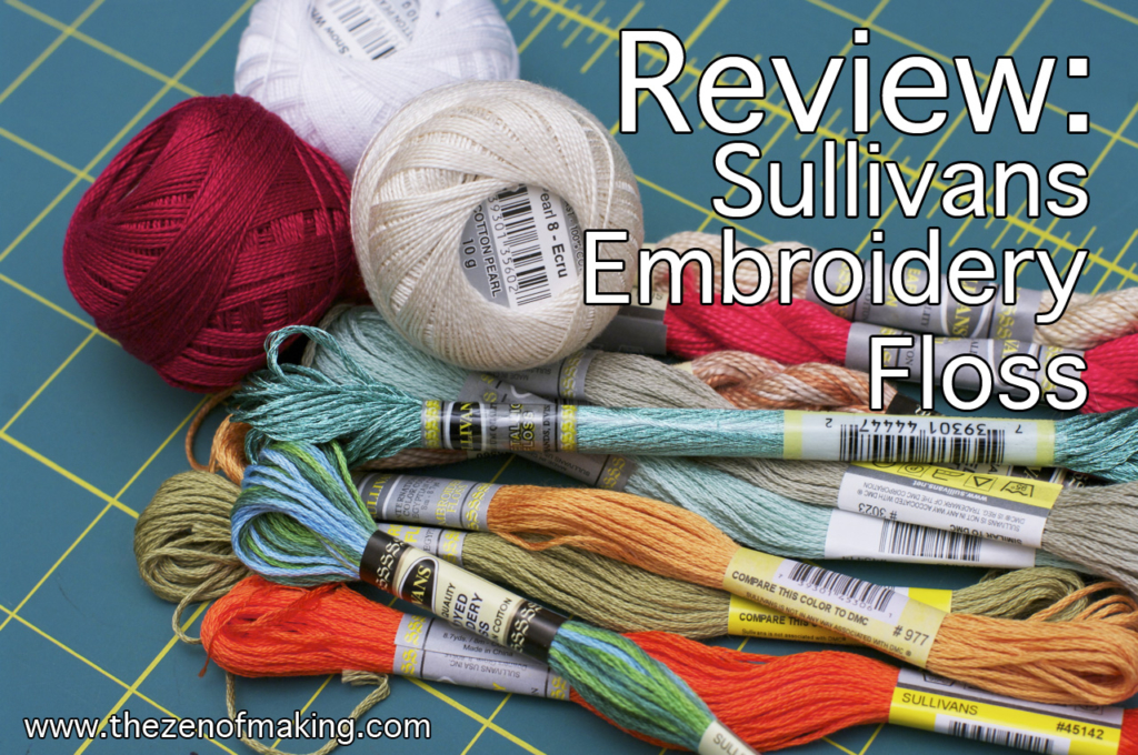 Review: Sullivans Embroidery Floss for Craft Test Dummies | Red-Handled Scissors