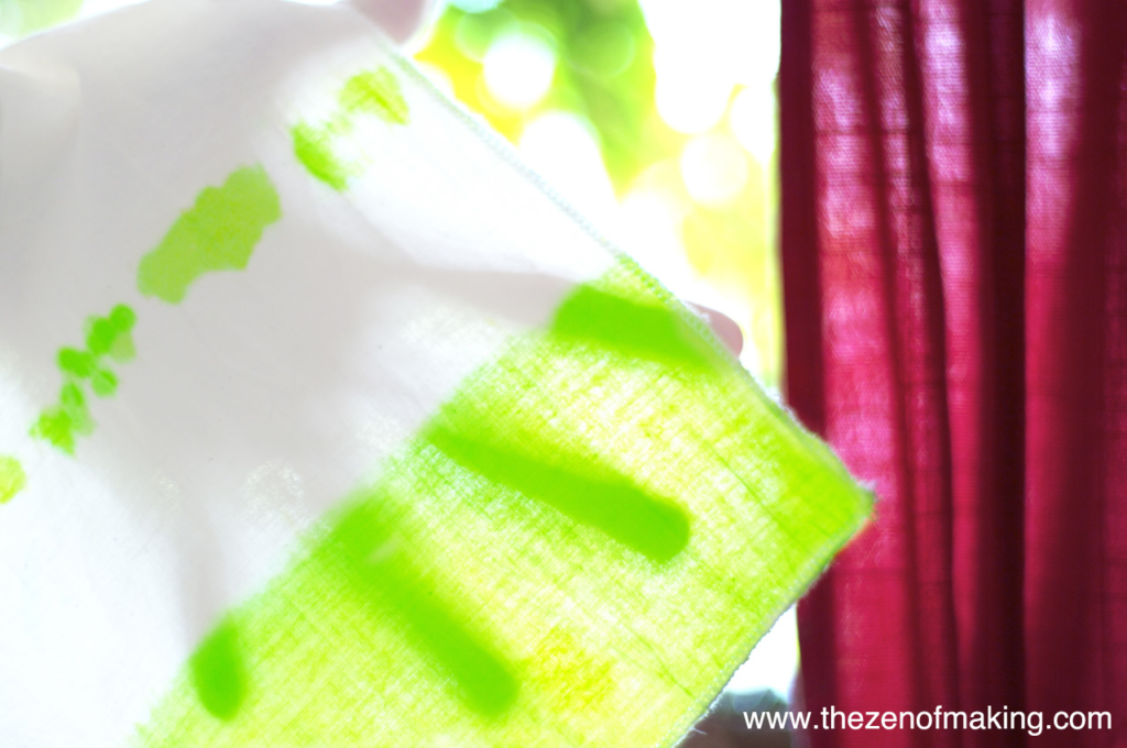 Tutorial Modern Tie Dye Striped Summer Scarf RedHandled Scissors