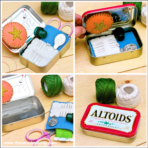 Tutorial: Altoids Tin Travel Embroidery Kit