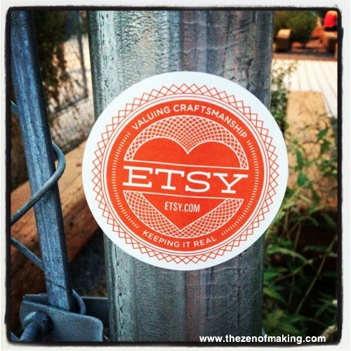 Sunday Snapshot: Etsy Craft Party 2012 | Red-Handled Scissors