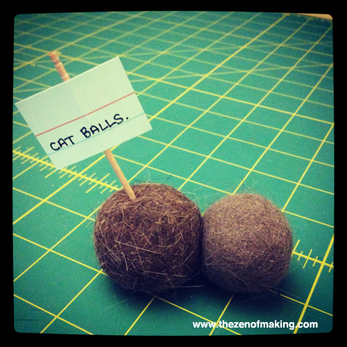 No Crafts 'Till Boston (But Here Are Some Cat Balls Instead) | Red-Handled Scissors