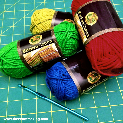 I Love Kitchen Cotton Yarn!