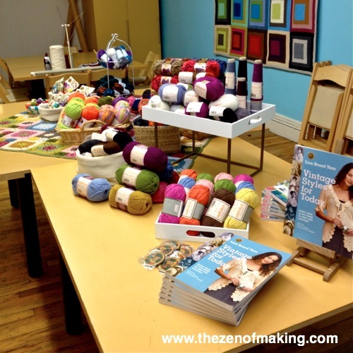 Sunday Snapshot: Lion Brand Yarn Party - BlogHer 2012 | Red-Handled Scissors