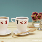 Tutorial: Tea Love Mugs with Martha Stewart Crafts Glass Paint and Stencils | Red-Handled Scissors