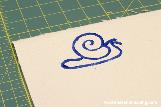 Tutorial: Quick and Easy Fabric Printing | Red-Handled Scissors