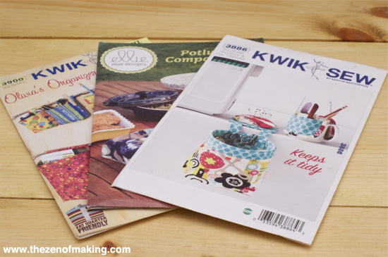 Review: Kwik Sew Organizer Patterns for Craft Test Dummies | Red-Handled Scissors