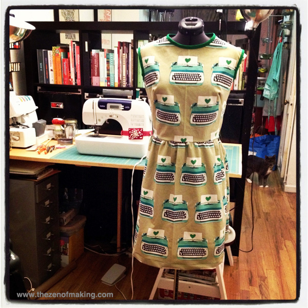 Behold, the Typewriter Dress! | Red-Handled Scissors