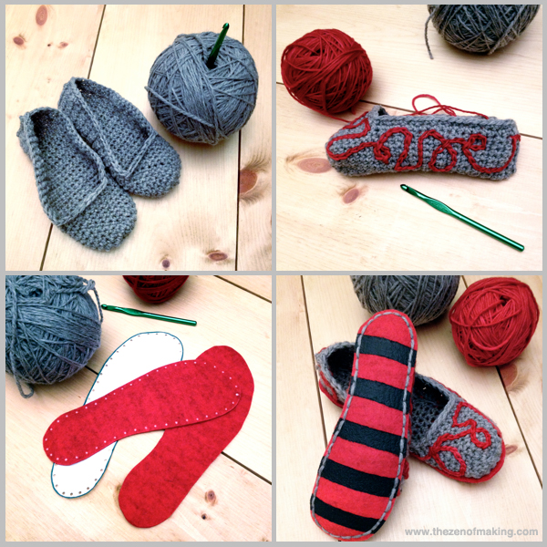 Sunday Snapshot: Crocheted Slippers Obsession | Red-Handled Scissors