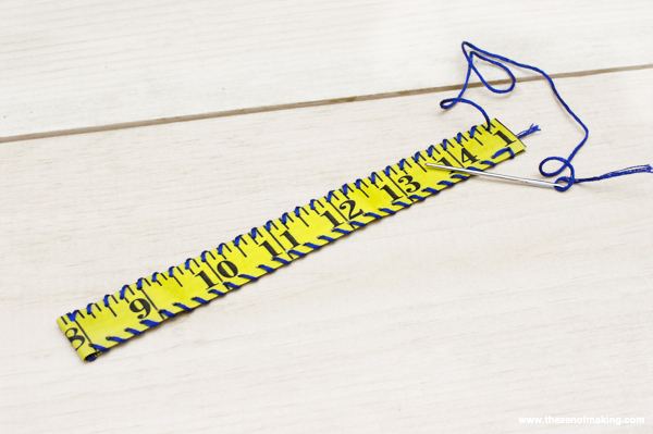 Cloth measuring tape bracelet tutorial