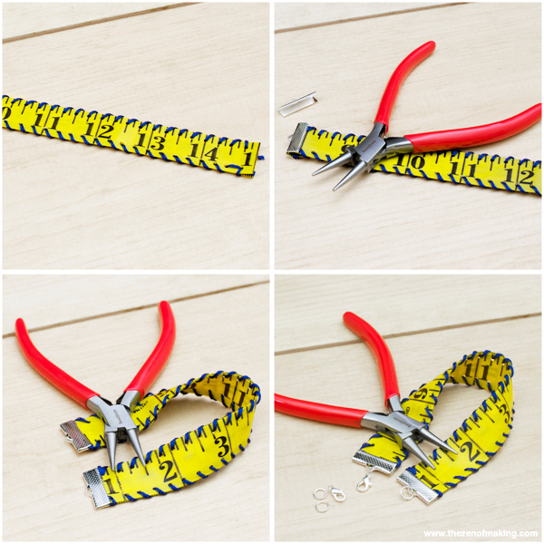 Cloth measuring tape bracelet tutorial