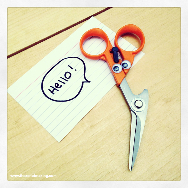 These Scissors Sure are Friendly! | Red-Handled Scissors