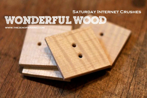 Saturday Internet Crushes: Wonderful Wood | Red-Handled Scissors