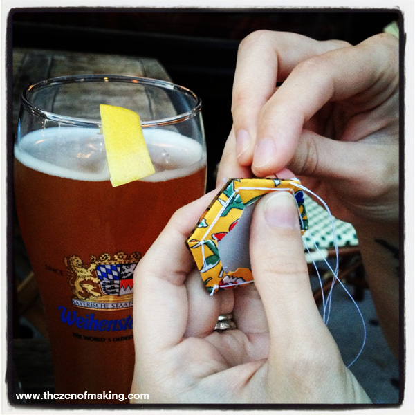 Sunday Snapshot: Booze and Hexies | Red-Handled Scissors