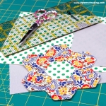 In Progress: English Paper Piecing Travel Kit | Red-Handled Scissors