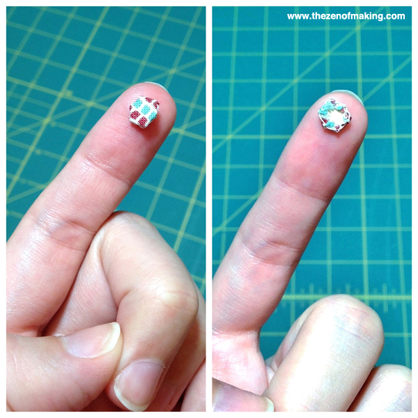 Sunday Snapshot: Sewing Insanely Tiny Hexies | Red-Handled Scissors