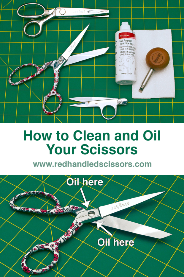 Crafting 101: How to Clean and Oil Your Scissors: How long has it been since you've cleaned and oiled your scissors? (Hint: If you can't remember, it's been way too long!)