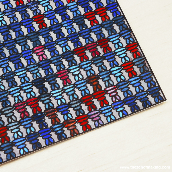 Printable: Watercolor Crochet Stitch Wall Art | Red-Handled Scissors