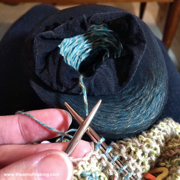 Craft Tip: Keep Balls of Yarn Tidy with a Pair of Old Tights | Red-Handled Scissors