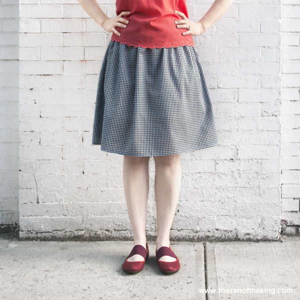 Tutorial: Perfect Summer Skirt (with Pockets!) | Red-Handled Scissors