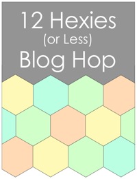 Tutorial: Giant Hexie Flower Lap Quilt - 12 Hexies (or Less) Blog Hop | Red-Handled Scissors