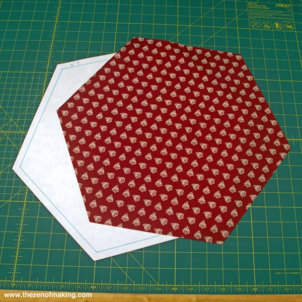 Tutorial: Giant Hexie Flower Lap Quilt - 12 Hexies (or Less) Blog Hop | Red-Handled Scissors