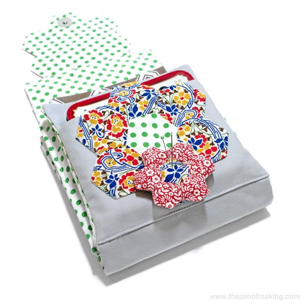 Tutorial: Pincushion for English Paper Piecing Travel Kit | Red-Handled Scissors