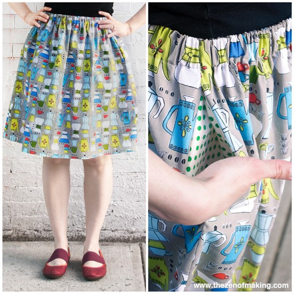 Tutorial Update: Plus Size Fit Guide for the Perfect Summer Skirt! | Red-Handled Scissors