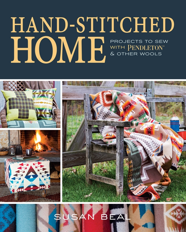 Book Project + Giveaway: Wool Binding Kitchen Rug for Hand-Stitched Home | Red-Handled Scissors