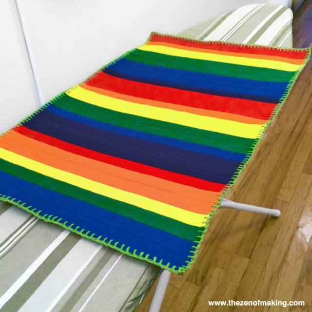 Book Project + Giveaway: Wool Binding Kitchen Rug for Hand-Stitched Home | Red-Handled Scissors